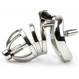 NXY Chastity Device Prisoner Bird Male Stainless Steel Pipe Lock Cb6000 Belt Arc Snap Ring A275 1 0416