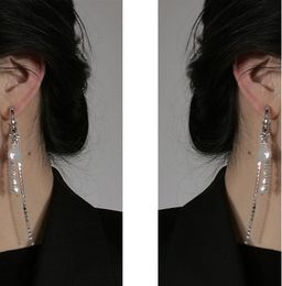 Dangle & Chandelier Temperament Long Niche Design Sense High-end Tassel Pearl Earrings For Women Trendy Jewellery Gifts Summer WeddingDangle