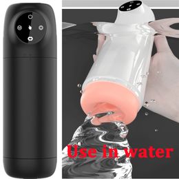 Water Bath Rotating Sucking Male Masturbator Aircraft Vagina Real Pussy Blowjob 100% Waterproof Masturbation sexy Toy For Men