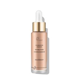 Full Coverage Foundation with SPF 35 for Dry Skin Sunscreen Invisible Pores Waterproof Moisturising Makeup Base to Face and Body