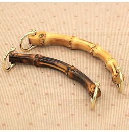 Bag Parts & Accessories Shape Bamboo Handles For Purse Handware DIY Frame Handbag Banger Wholease HandleBag