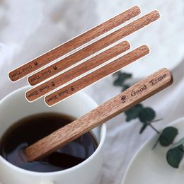 honey UK - Spoons 5Pcs Stirring Sticks Mini Wooden Honey Spoon Stir Bar For Jar Supplies Eco-Friendly Long Handle Mixing Stick