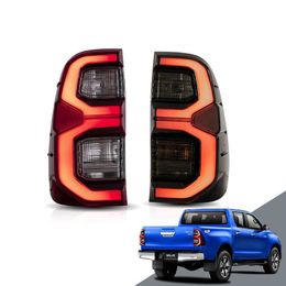 Car Taillight LED Rear Lamp Revere Fog Parking LED Daytime Running Tail Lights Assembly For Toyota Hilux Lighting