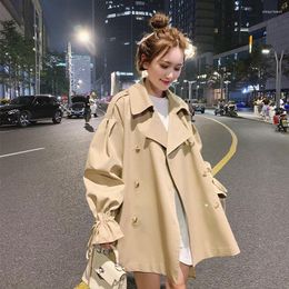 Women's Trench Coats 2022 Fashion Clothing Double Breasted Winter Clothes Women And Jackets Coat For
