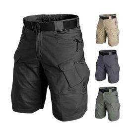 Elastic Waist Cycling Shorts Outdoor Cargo Biker Mtb Mountain Bicycle Downhill Quick Dry Casual 220325