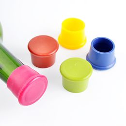 Bar tools Silicone Cap Wine Beer Cover Bottle Stopper Caps Seal Keep Fresh Cork Lids