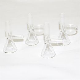 Glass Bowls 14mm 10mm male Smoking Bowl With Handle Hookahs Dab Rigs Bubbler Oil Burner Ash Catcher