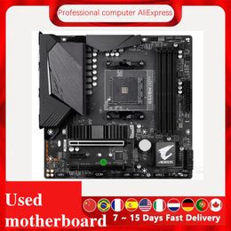 Motherboards For Gigabyte B550M AORUS PRO Motherboard Socket AM4 DDR4 AMD B550 Original Desktop Used MainboardMotherboards