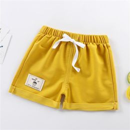 born Baby Shorts for Boy Casual Solid Kids PP Pants s Summer Thin Clothes Age 12M to 5T 220419