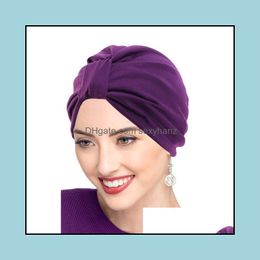 Beanie/Skl Caps Hats Hats Scarves Gloves Fashion Accessories Fl Er Inner Indian Hat Muslim Stretch Turban Cap Islamic Underscarf Bonnet S