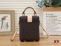 brand Designer brown print little box bag Luxury Women flip handbag bags Three dimensional Classic rectangular Wallet coin phone purse Y02a