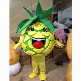 Performance Pineapple Mascot Costume Halloween Christmas Fancy Party Dress Cartoon Character Outfit Suit Carnival Unisex Adults Outfit