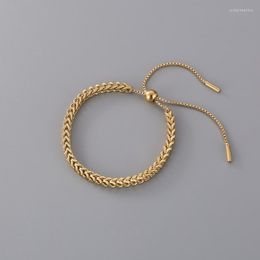 Transfer Pull Woven Titanium Steel Bracelet Hand Decoration Women Simple Jewellery Wholesale Bulk Link Chain