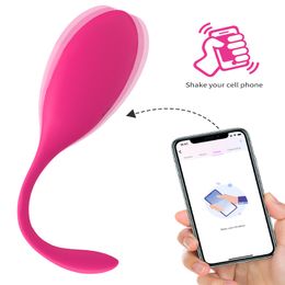 Wireless APP Control sexy Toy For Adult 18 Female Women Vibrating Egg Wearable Vibrators G-Spot Stimulator Vaginal Kegel Ball
