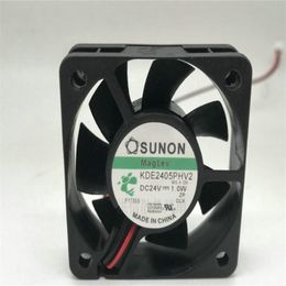 Wholesale fan: 5015 KDE2405PHV2 DC24V 1.0W 2-wire magnetic suspension inverter fan