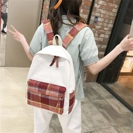 Women Backpack Retro Student School Teenage Girl Backpacks Large Capacity Shoulder Bag Travel Bagpack Y201224