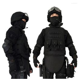 Men's Vests Black Tactical Men Clothing 4 In 1 Military Waistcoat CS Special Forces Equipment Outdoor Armour Chaleco Trabajo Hombre Phin22