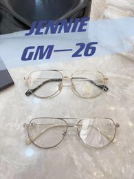 Солнцезащитные очки мужские женщины нежные винтажные роскошные очки для чтения 2022 Дизайнерский бренд монстров Jennie 26 Blue Light BlockingSunglasses
