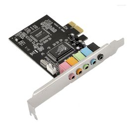 Smart Automation Modules Adapter PCIe 5.1 Ch / PCI Express Sound Card Converter Expansion Compatible Headset PC Desktop Add-on CardSmart