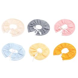 Hair Accessories Baby Feeding Drool Bibs Collar Decoration Solid Color Saliva Towel Burp ClothHair