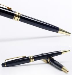 Luxury Black Resin Ballpoint pen High quality Writing Ball point pens Stationery School Office supplies