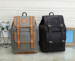 Multifunctional Fashion Designer Backpack Grey/Black Schoolbag Style High Quality Student Handbag Ladies Men's School Bag Travel Bags