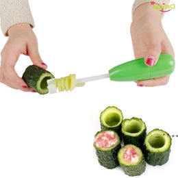 Vege Drill Vegetable Spiral Cutter Spiralizer Digging Device Corer Device For Stuffed Vegetables Kitchen Accessories by sea GCB14728