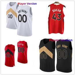 Custom Authentic Stitched Player Version Basketball Jerseys 33 GaryTrentJr. 24 KhemBirch 5 PreciousAchiuwa 22 MalachiFlynn 14 SviMykhailiuk 35 ChristianKoloko