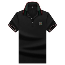 Polos masculinos Men Solid Color Shirt Fashion 2022 Top Summer Summer Short Manve's Men's Brand 828 Men's Men'smen's