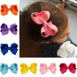 Hair Accessories Pcs Baby Girls Kids Bow Hairpin Alligator Bowknot Ribbon Clip GrosgrainHair