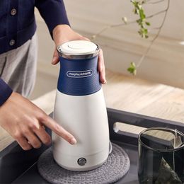 Portable Electric Kettle 400ml Stainless Steel Mini Electric Cup For Home Office Travel Fast Boiling Water Heater MR6090