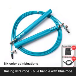 Fitness Jump Rope Excercise Workout Light Bearing Skipping Ropes Metal Speed Crossfit Gym MMA Training Adults Child Equipment 220517