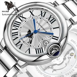 women's watches high quality Diamond Luxury mens Bleu watch authentic hollow out automatic mechanical fashion waterproof high-end top brands