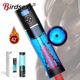 Water Bath Penis Pump Enlargement sexy Toys For Men Vacuum Masturbator Automatic Rechargeable Extender Trainer