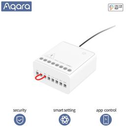 Aqara Relay Two-way control module Wireless Relay Controller 2 channels Work APP Zigbee Controller smart home For mihome T200605
