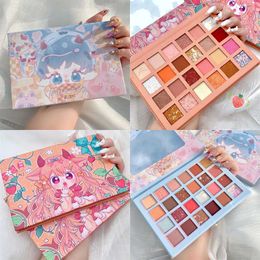 Eye Shadow 24-Color Cute Anime Eyeshadow Palette Glitter Powder Girls Pearlescent Waterproof PlateEyeEye