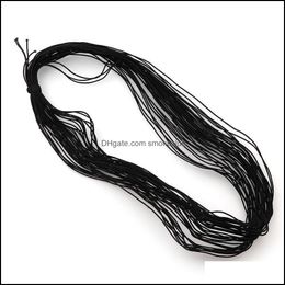 Arts And Crafts Arts Gifts Home Garden Fashion 1Mm 20M Lot Elastic Rope Stretch Cord Rubber Nylon Bracelet Beads Strings Hair Strips Acce
