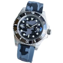 Mens Automatic Mechanical Ceramic Watch 40mm Stainless Steel Sliding Buckle Swim Sapphire Luminous Watch factory montre de luxe movement watches watchs