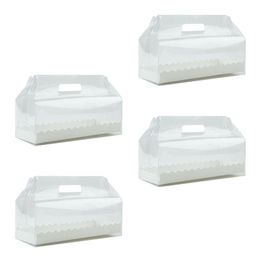 Gift Wrap Box Cake Clear Cupcake Roll Container Boxes Containers Swiss Loaf Sandwich Clamshell PortableGift