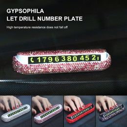 Interior Decorations Magnetic Car Temporary Parking Card Phone Number Plate Telephone Park Stop Automobile Accessories Car-stylingInterior