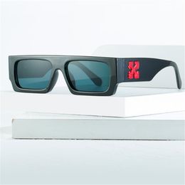 Fashion cool thick edge glasses frame net red personality anti UV sunglasses square retro glasses women 5690