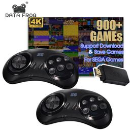 -Console de videogame de TV portátil sem fio USB Console em 10000 jogos 4K Console de jogo retro compatível com HDMI para SEGA/FC/GBA270F