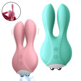 Nxy Eggs Vibrators Egg Female Masturbation Electric Shock Rabbit Vibrator Breast Clitoris Stimulator Massager Sex Toy for Women Men 220421