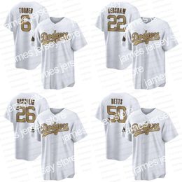 New 2022 All-Star Game Gold Baseball Jersey Tanner Banks Dylan Cease Johnny Cueto Lucas Giolito Kendall Graveman Liam Hendriks Joe Kelly Clayton