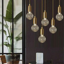 Pendant Lamps Vintage Iron Lighting Brass Dining Room Bathroom Fixture Nordic Decoration Home Avizeler Ventilador De TechoPendant