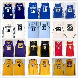 NCAA Basketball Jerseys Jayson 15 Demarcus 12 Cousins Anthony 23 Davis Dwyane 3 Wade Jaren 2 Jackson Chris 4 Webber Jalen 5 Rose Miles