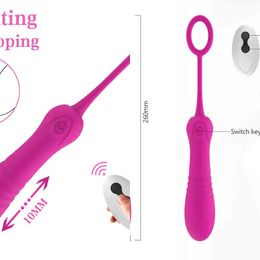 Nxy Eggs Bullets Wireless Remote Control Telescopic Egg Jumping Women s 8 frequency Vibration Masturbation Vibrator 220711