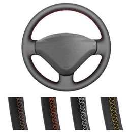 Diy Customized Car Steering Cover For Citroen Berlingo 20082016 Jump 20092016 Toyota Proace 2016 Leather steering Wrap J220808