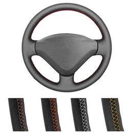 Diy Customised Car Steering Cover For Citroen Berlingo 20082016 Jump 20092016 Toyota Proace 2016 Leather steering Wrap J220808