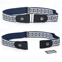 Belts Elastic Invisible Leather Jeans Belt Without Buckle Easy For Women Men Stretch Ceinture Femme Cintos No Hassle Strap RiemBelts Fred22